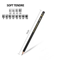Professional Drawing Sketching Pencil Set, 12 Pieces Art Pencils Graphite Shading Pencils for Beginners & Pro Artists 6