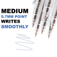 50pcs Retractable Ballpoint Pens, Medium Point Marker Pens, Ball Point Pens Smooth Writing Click Pens for Journal Writing 3