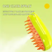 Cat Steam Brush Cat Dog Grooming Comb Pet Electric Spray Massage Comb 3 In1 Cats Hair Brush Usb Charging Hair Removal Comb 2