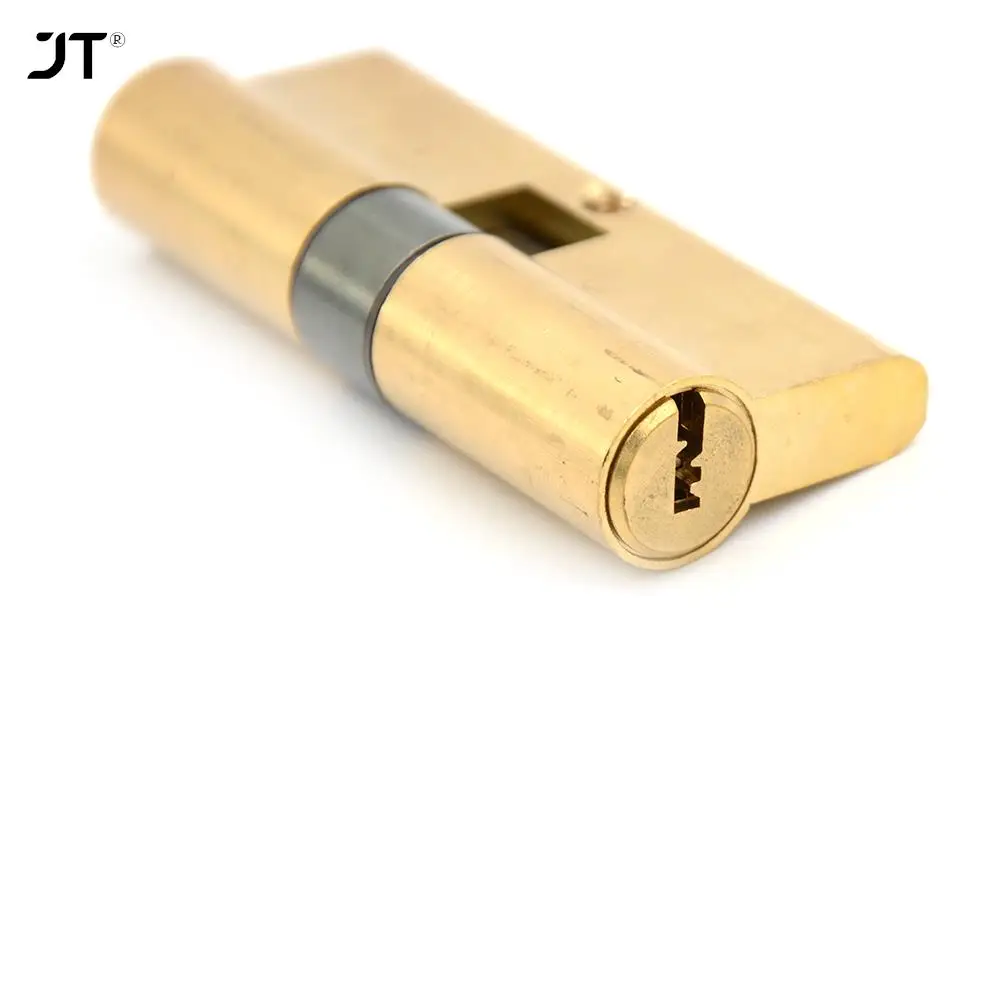 75MM 37.5/37.5 Brass Key Cylinder Door Lock Barrel High Security Anti Snap Lock door lock cylinder
