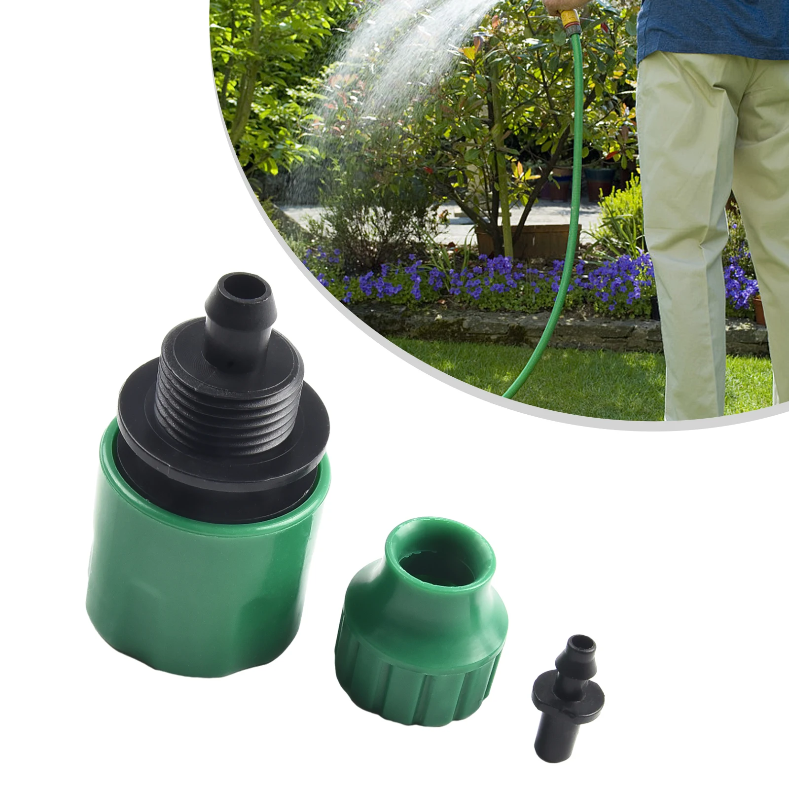 

Adapter Hose Quick Connector Hose Connector Water Hose Accessories Green Micro Irrigation Adapter 4/7mm/8/11mm