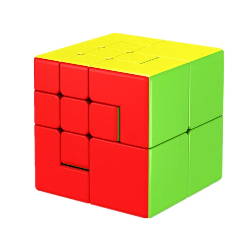 MoYu Cube Puppet 2x2 3x3 Bandaged Magic Cube Meilong 2x2x2 3x3x3 Cubo Magico Mixup Speed Cube Puzzle Challenge Kids Toys