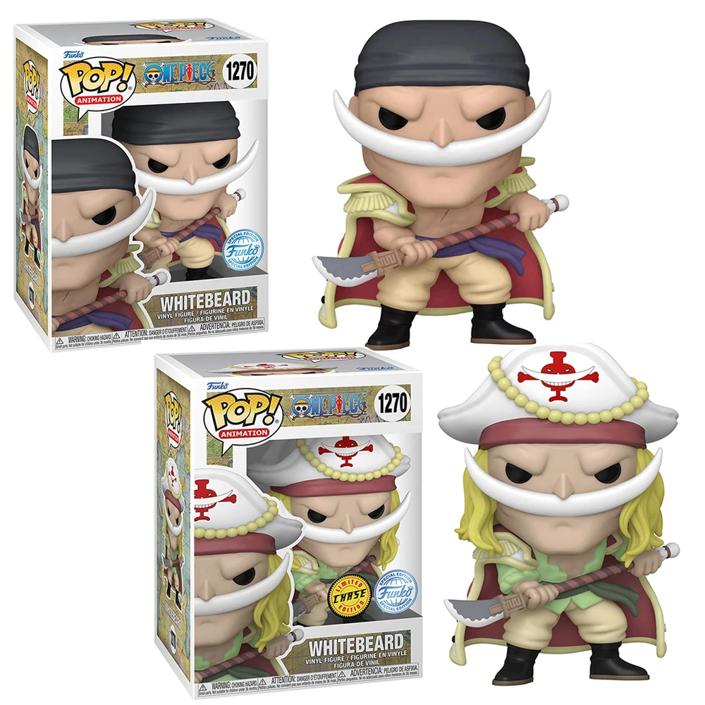 Funko Pop One Piece Whitebeard #1270 Vinyl Figure Doll Model Toys