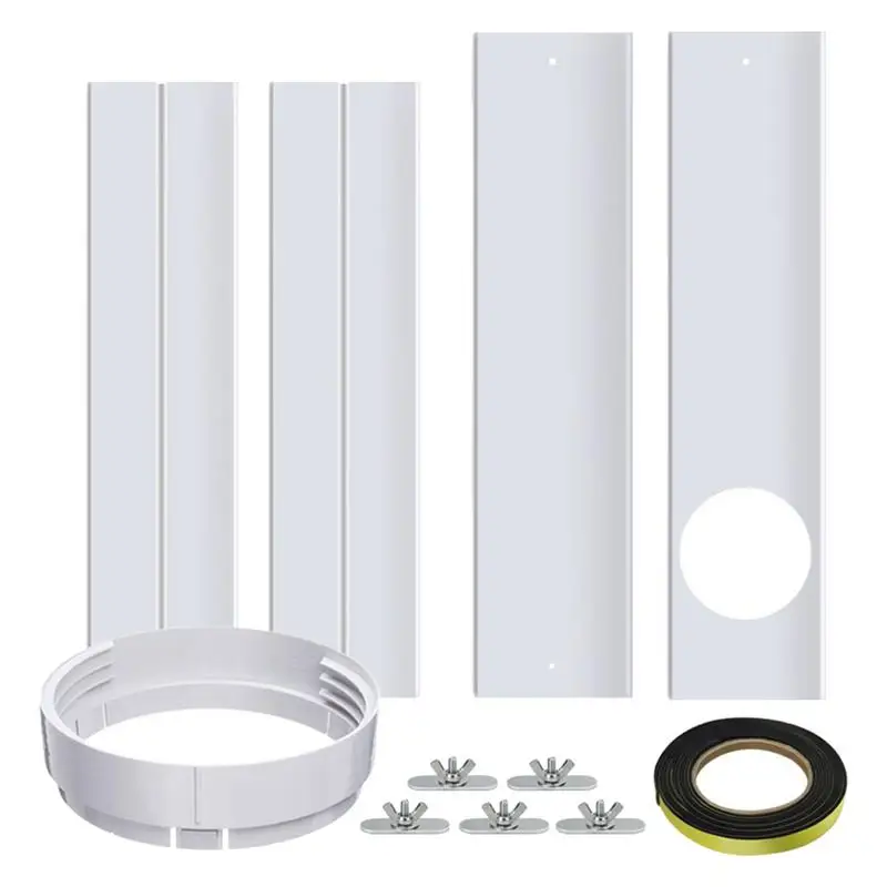 

Air-Conditioning Window Sealing Plate Adjustable Window Ventilation Kit Adaptor Tube Connector Exhaust Hose Air Conditioner Acce