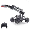 EBOYU JK01 DIY RC Tank Mecha Clamp Maniplilator Car 1/8 4WD 2.4G 14CH Alloy Programming Remote Control Off-road Climbing RC Car 1