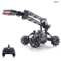 EBOYU JK01 DIY RC Tank Mecha Clamp Maniplilator Car 1/8 4WD 2.4G 14CH Alloy Programming Remote Control Off-road Climbing RC Car 1