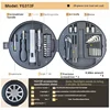 Hardware Combination Tool Storage Box Mini Tire Appearance Multi-grids Screwdriver Flashlight Utility Knife Suit 3