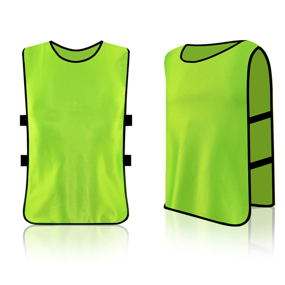 Adults Kids Soccer Pinnies Quick Drying Basketball Football Rugby Team Jerseys Training Numbered Bibs Practice Sports Vest