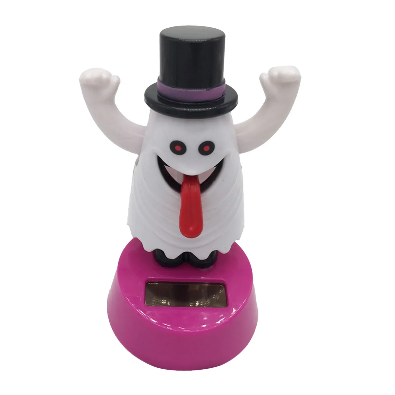 Figure a energia solare oscillante per Halloween, giocattolo da danza a energia solare, divertente statuetta decorativa per cruscotto auto