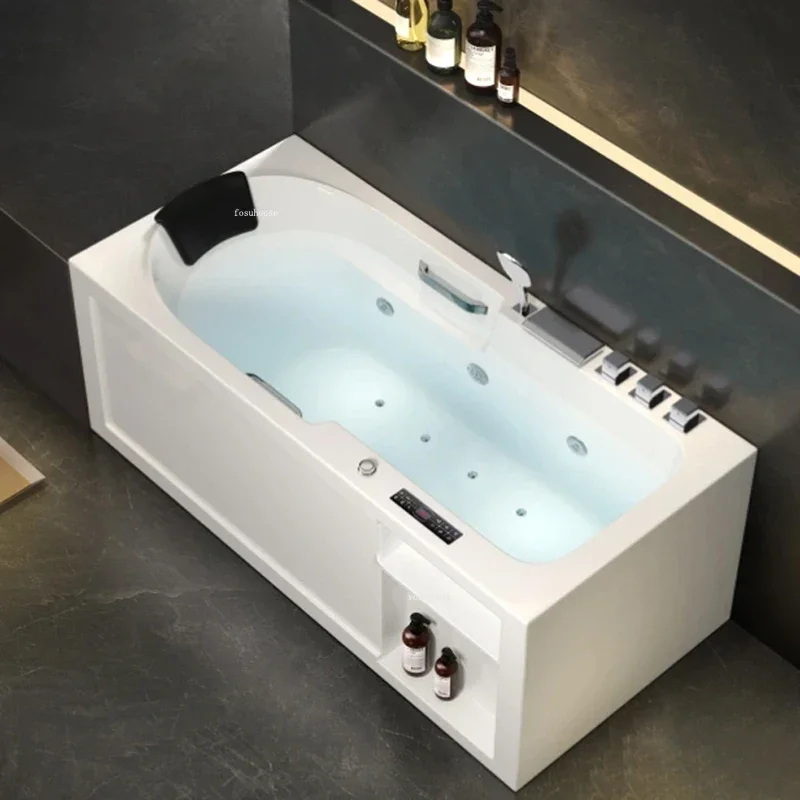 Acrylic Tub Home Bathroom Surf Massage Adult Bathtub Small Apartment Independent Constant Temperature Portable Tubs For Bathing 2