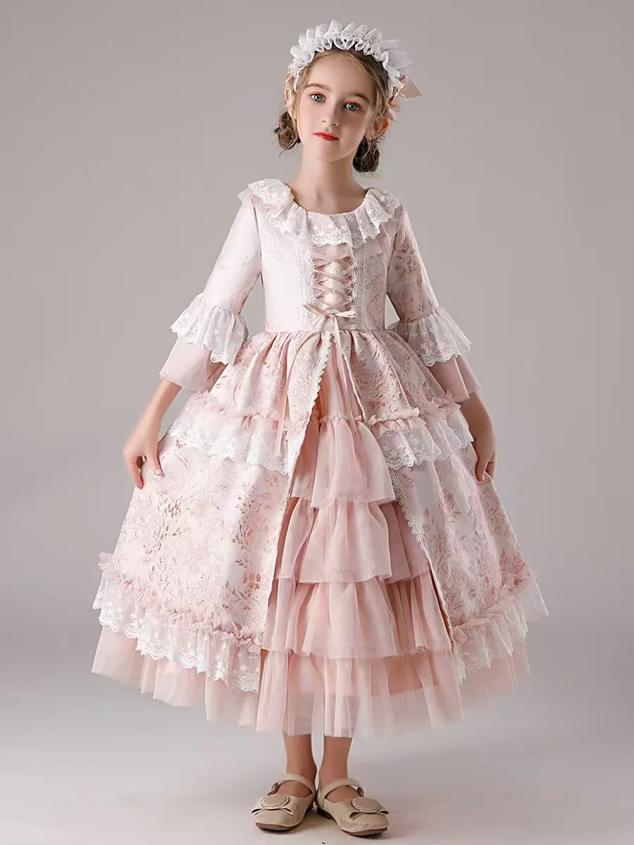 Girls Party Dresses Wedding Dress for Girls Wedding Costume for Girls Dresses for Lolita for Girls Bridesmaid Dress for Girls - 3