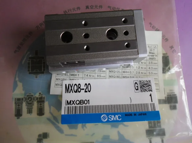 

1PCS SMC MXQ8-20 MXQ820 CYLINDER - NEW ,