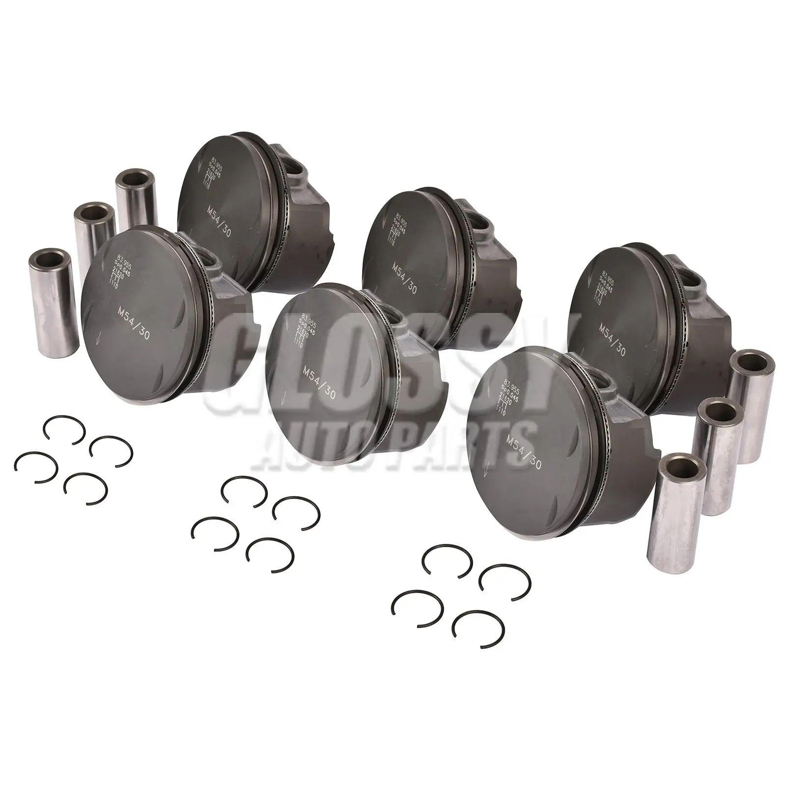 AP0311257506222EnginePistonsRingsSetforBMWE39E60330i530iM54