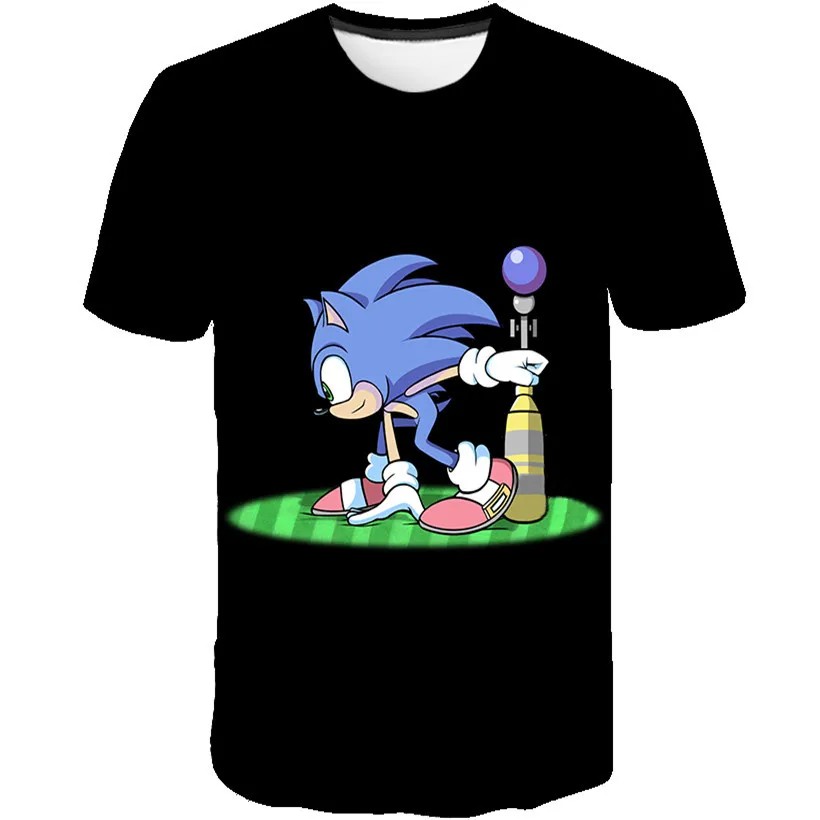 top T-Shirts Summer Trend super sonic symbol 2022 graphic t shirts kid Fashion Casual Personality streetwear Hip Hop harajuku Print T-shirt T-Shirts luxury