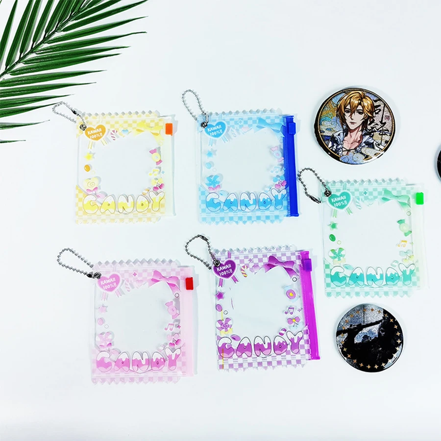 Card sleeve PVC protective sleeve pendant transparent storage bag display set 2