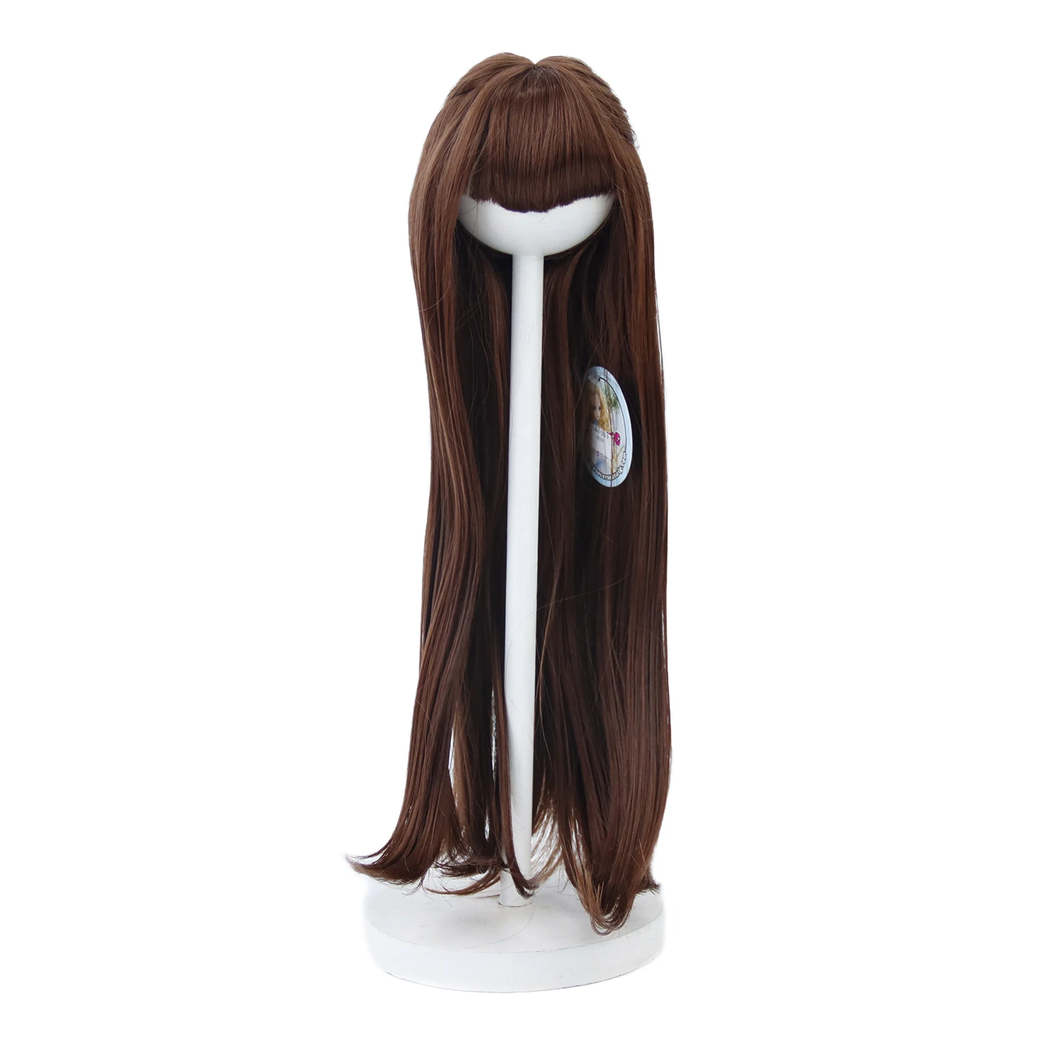 

Aidolla 1/3 BJD/SD Doll Hair Wig Dolls Accessories Natural Color Long Bangs Straight Hair Soft Fiber Wig For Girl DIY Doll