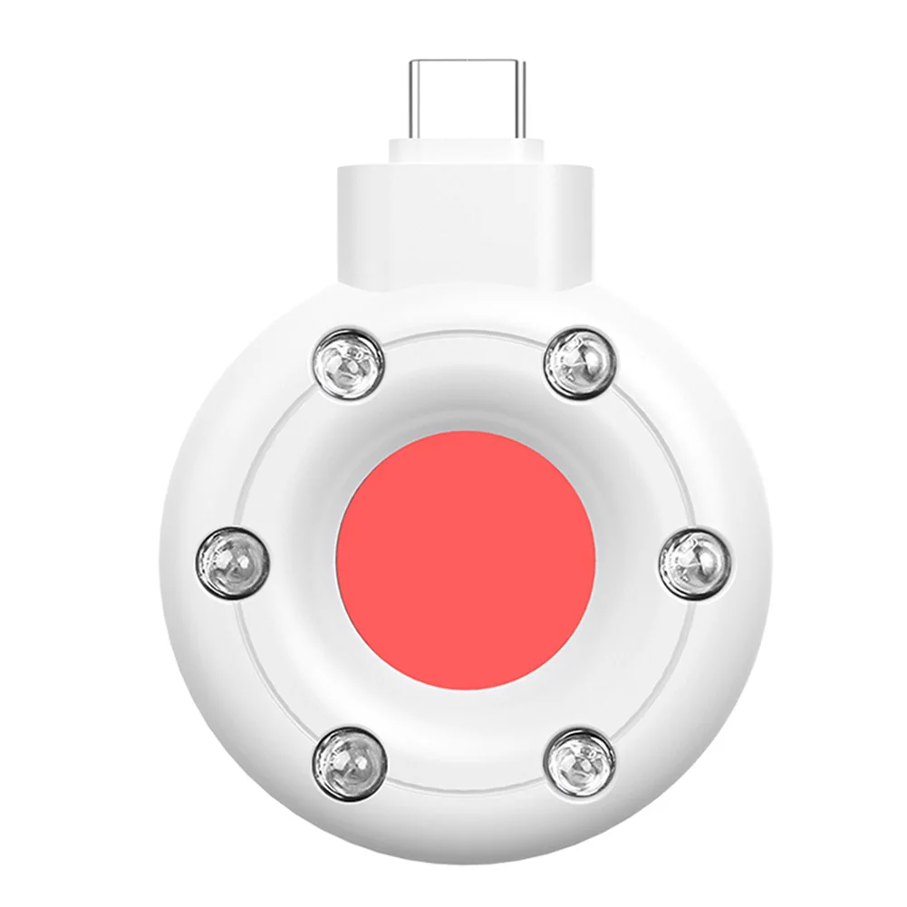 Anti Candid Camera Detector Portable Lens Detect Gadget Type-C Anti-Peeping Security Protection for Office Hotel hidden camera detector infrared camera detector camera detector