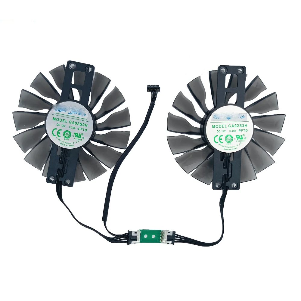 Pftd Vga Radiador do Ventilador para Palit Geforce Gtx950 Gtx960 Gtx1060 Gtx 970 960 1060 Placas Gráficas Ventiladores de Refrigeração 12v Ga92s2h - Imagem 2
