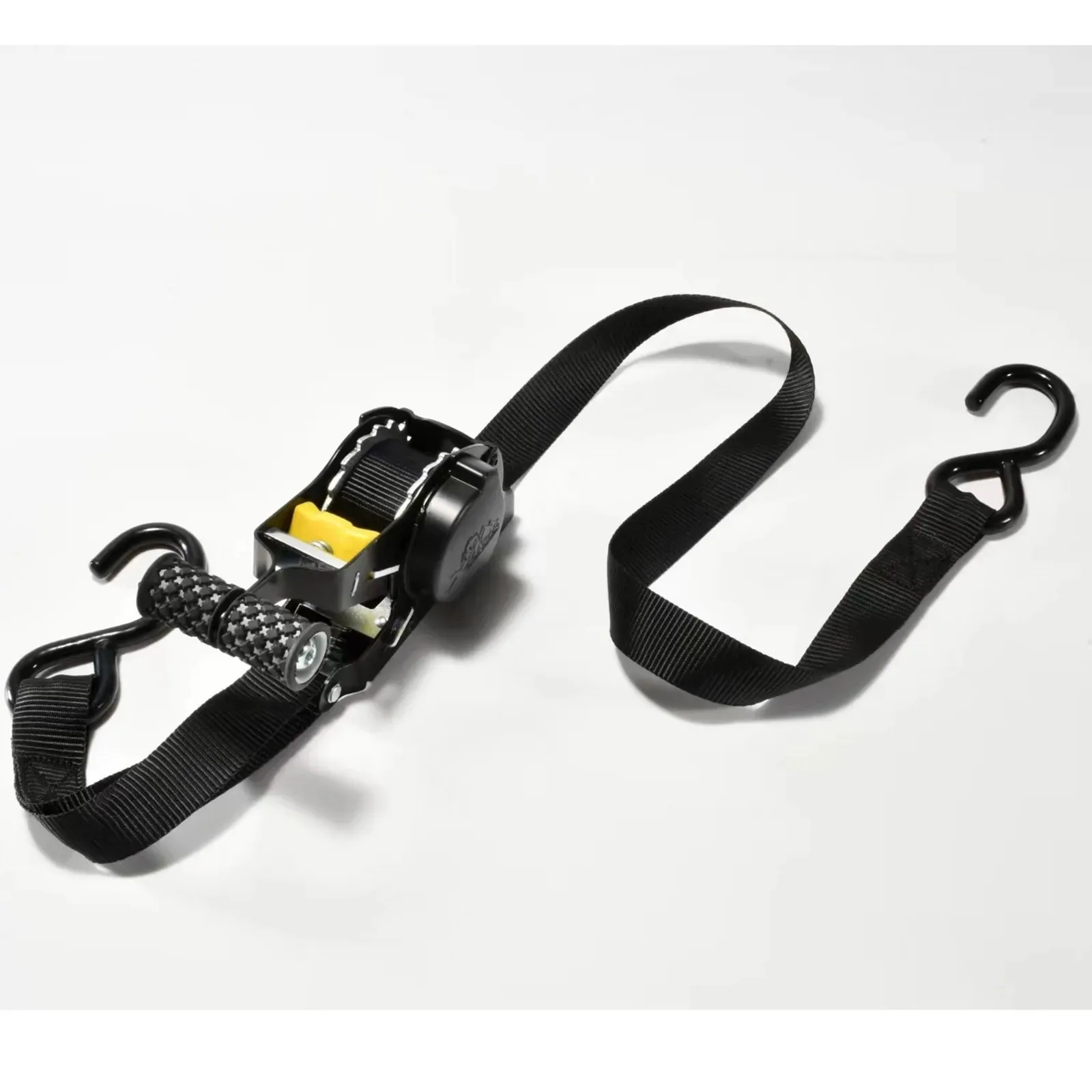 Motorcycle Heavy-Duty Retractable Tie-Down Straps with S Hook Tensioner