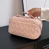PU Makeup Brush Storage Multifunctional Cosmetic Organizer Bag Large Capacity Lightweight with Zipper Portable for Holiday Gifts 2