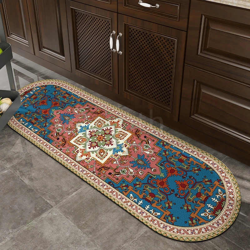 Morocco Pattern Kitchen Mats Rugs Boho Entrance Door Mat Decor Non slip