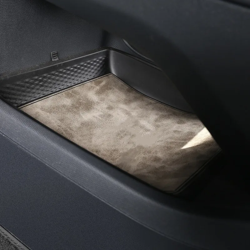 

Нескользящие Коврики для хранения двери для Ford Mustang Mach-E 2021 2022, коврики для ворот, кожаные пылезащитные коврики для чашек, коврики для центральной консоли