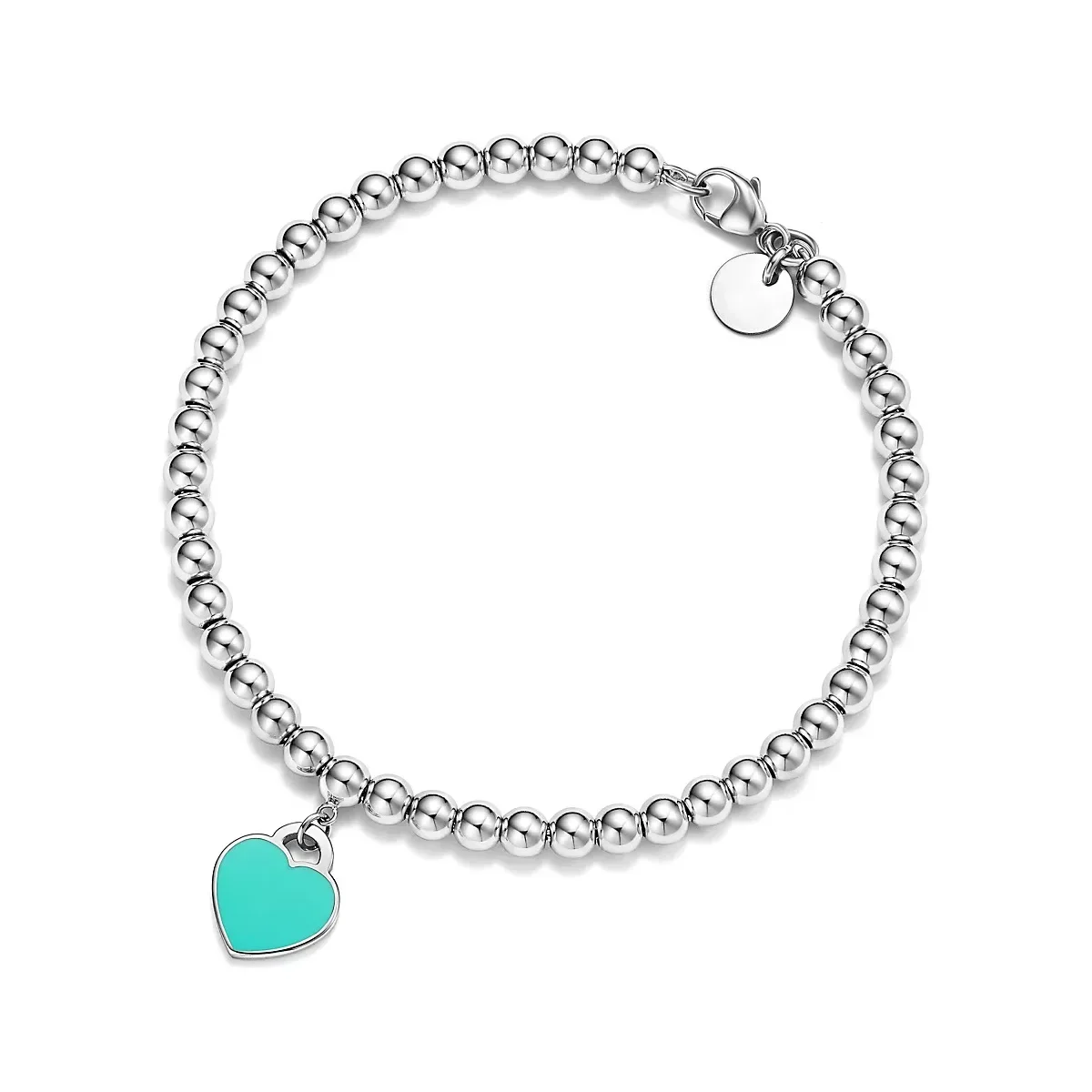 thumbnail image 1 of La pulsera clásica de corazón de estilo dulce y romántico está disponible en una variedad de colores y estilos para adaptarse a varias combinaciones., 1 of 5