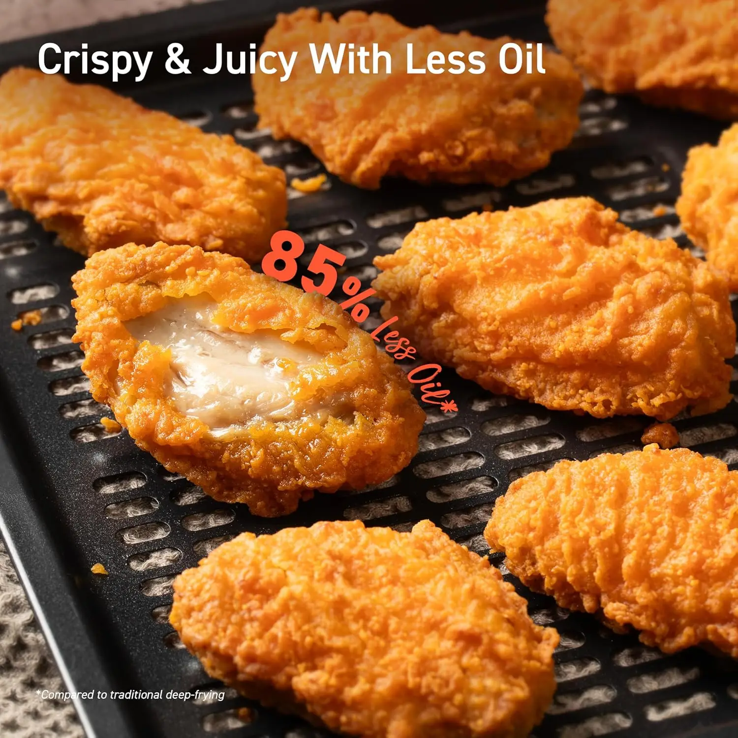 11-in-1 Air Fryer Oven , 13Qt Small Footprint Airfryer combo with Rotisserie, Toast, Bake, Roast, Reheat Functions 6