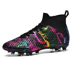 Enhanced Performance Spiked Soccer Cleats for Training and Matches (Black)