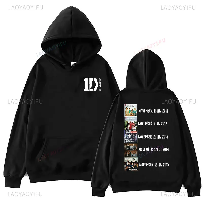 One Directions Band Hoodies Grunge Long-sleeved Punk Sweatshirt Vintage Autumn/Winter Clothing Hip Hop Sudaderas Music Pullover 5