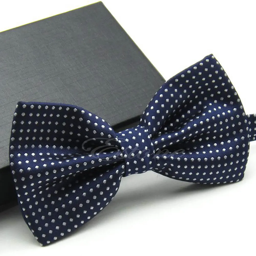 

Fashion Men's Adjustable Tuxedo Polka Dots Classic Wedding Party Bowtie Bow Tie Dropship