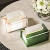 1PC Luxury Tissue Box Wall-Mounted Acrylic Transparent Tissue Box Table Napkin Holder Bathroom Paper Box Tissue Paper Dispenser 2