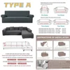 Elastic Jacquard Sofa Cover Cushion Cover Furniture Protector for Living Room Pets Kids Stretch Washable Removable Slipcover 2