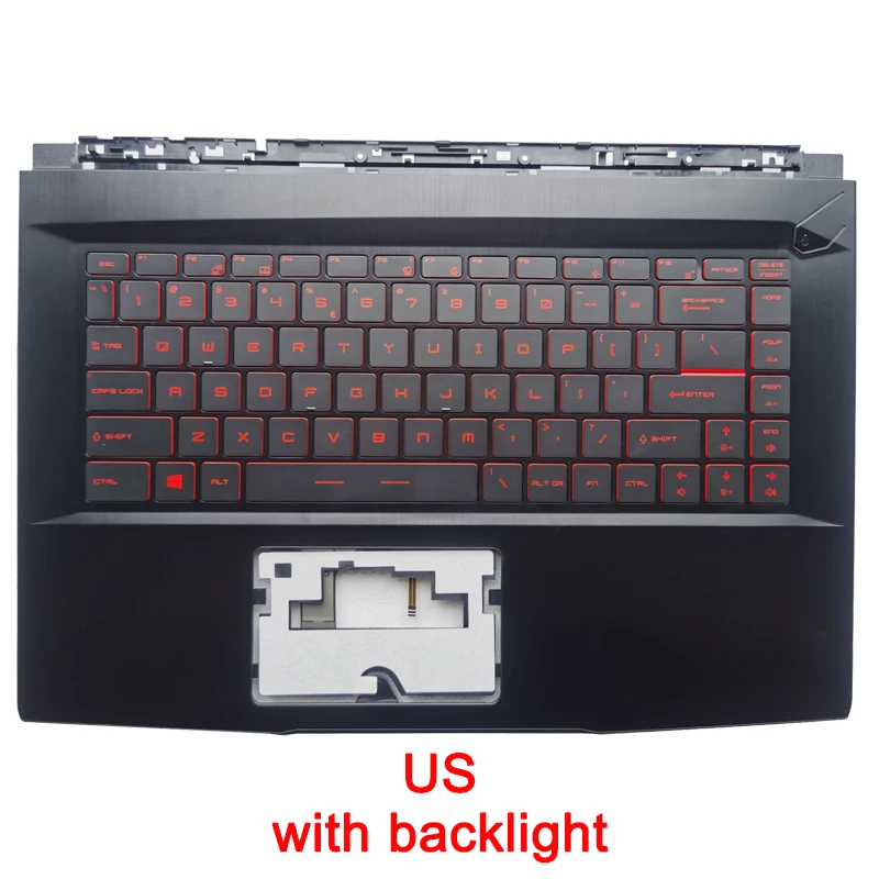 Teclado do Portátil com Luz de Fundo Tampa Superior para Msi Gf63 8rc 8rd Ms16r1 16r3 16r4 us ru sp - Imagem 4