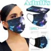 10pcs Adult Funny Mask 3d Butterfly Disposable Face Mask Breathable Industrial 3ply Ear Loop Masken Pm2.5 Anti-dust Mouth Mask 2
