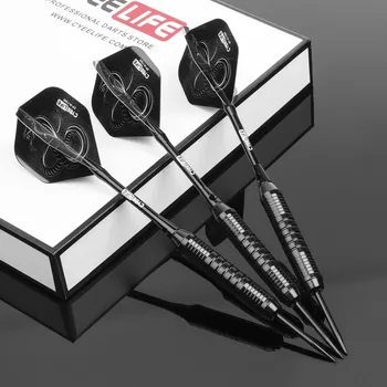 CyeeLife 3pcs Steel Tip Flying Darts – 24g Professional Set 1