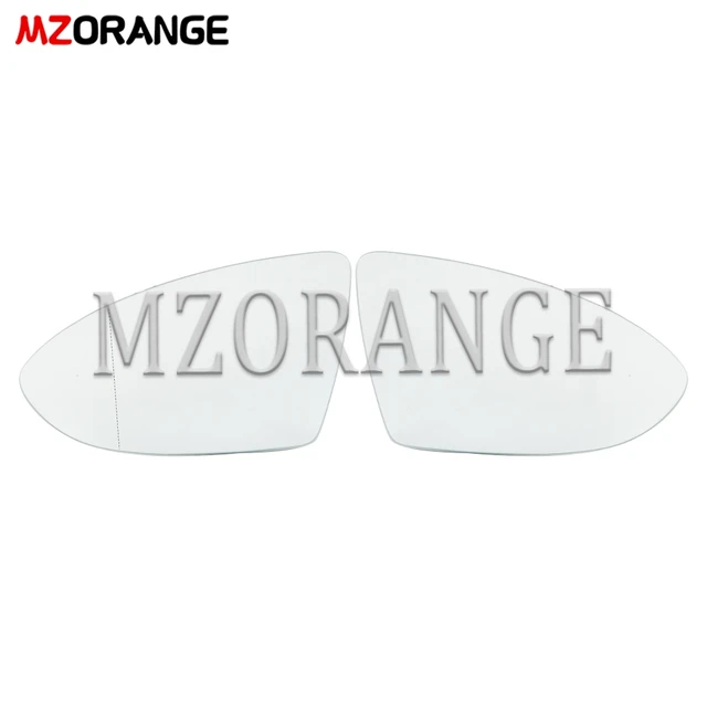 Miroir de rétroviseur extérieur asphérique grand angle gauche pour VW Golf  7 (5G) 5G0857521.