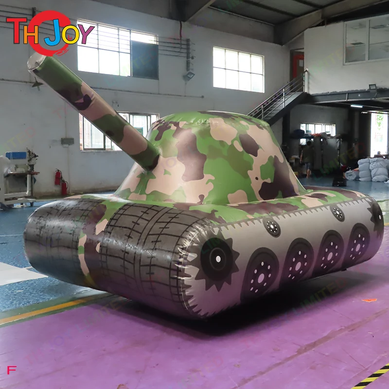 Fast Air Shipping 6x3m Outdoor Inflatable Advertising Tank Model Inflatable CS Games bunker Tank 5