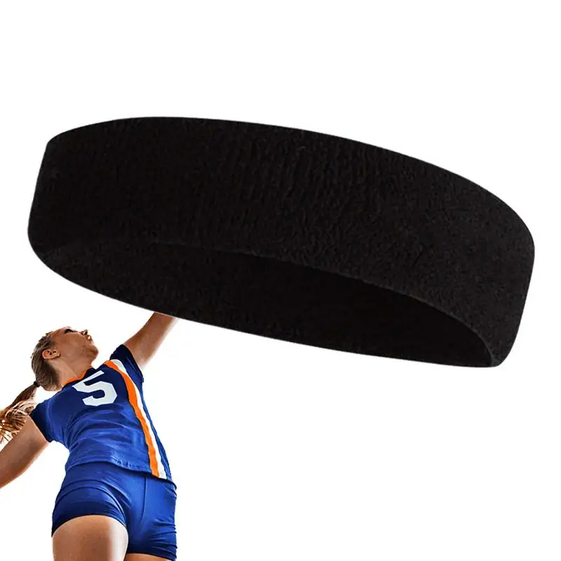 

Sports Headband Running Fitness Sweatband Elastic Absorbent Sweat Cycling Jog Tennis Yoga Gym Head Band Hair Men Women