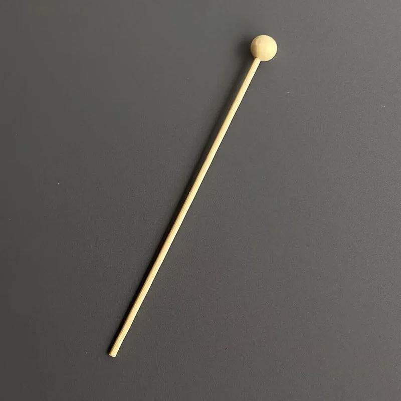 Wooden Sticks for Rock Candy Wood Stir Stick with Ball Cupcake Swizzle Sticks Drink Stirrer for Party Decoration 500pcs