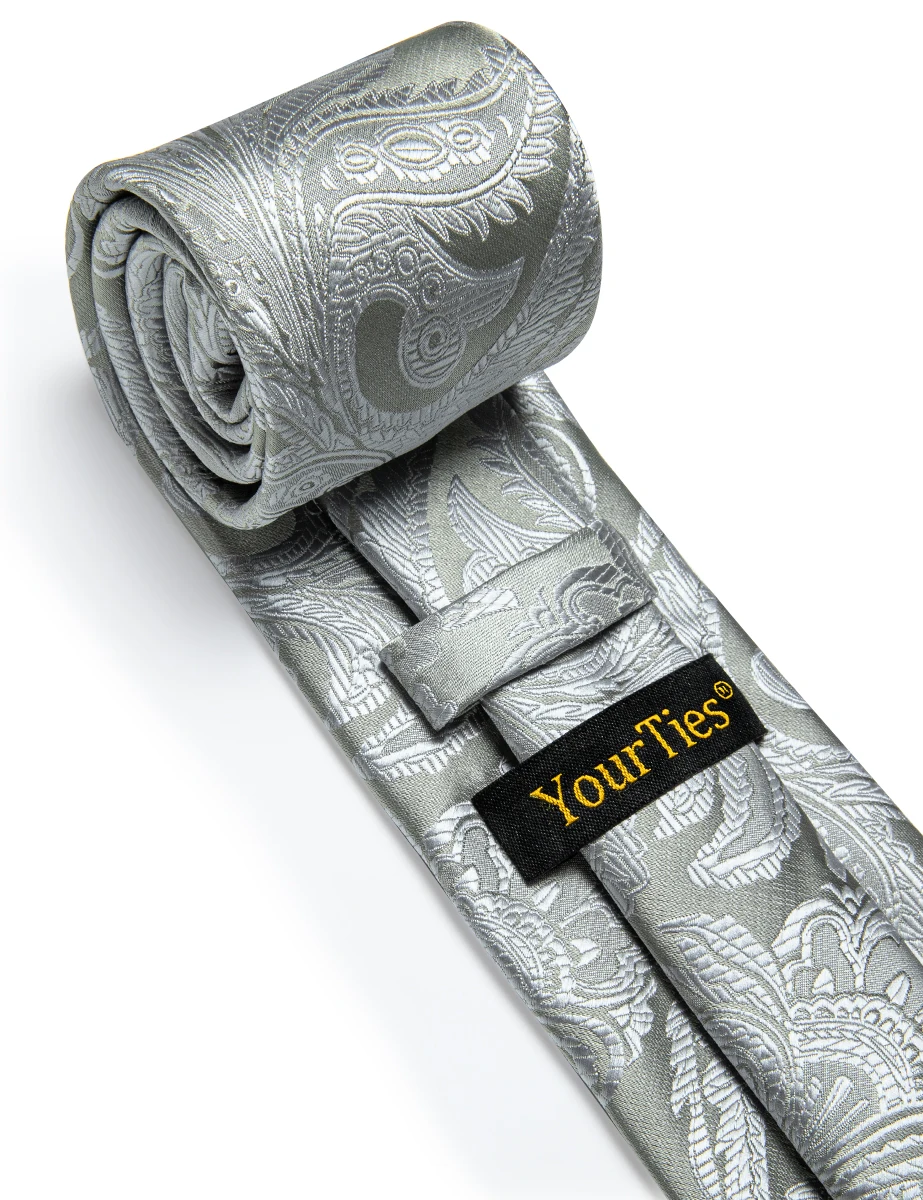 Рисунок 3 - Роскошный серый мужской галстук для рубашки