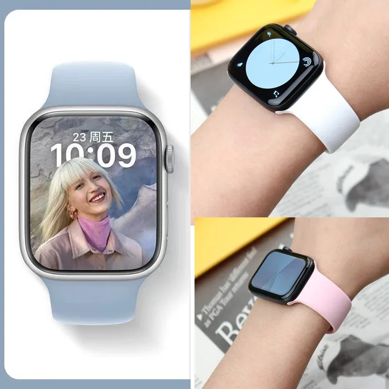 Premium Silicone Sport Band for Smartwatch - Vibrant & Durable Design for Everyday Wear