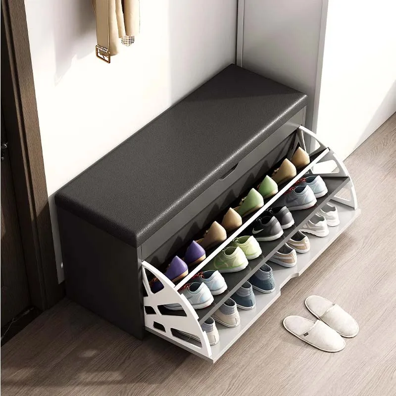 

Cabinet Luxury Shoe Stand Multi Layer Accent Modern Shoe Stand European Minimalism Mobile Sapateira Zapatera Home Furniture