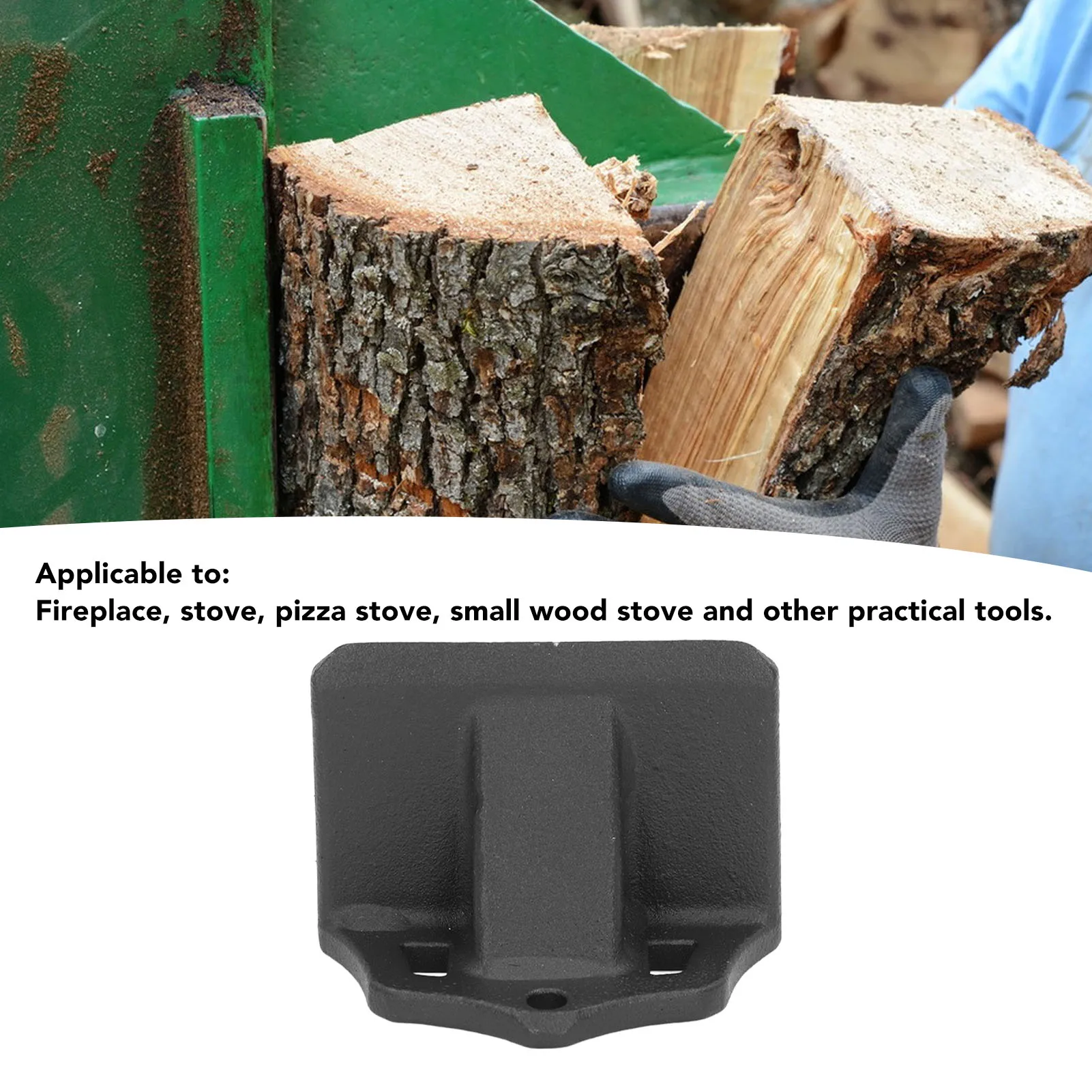 Wood Splitter Wedge Heavy Duty Firewood Kindling Splitter Small Manual Log for Fireplace Stove Wedge Firewood