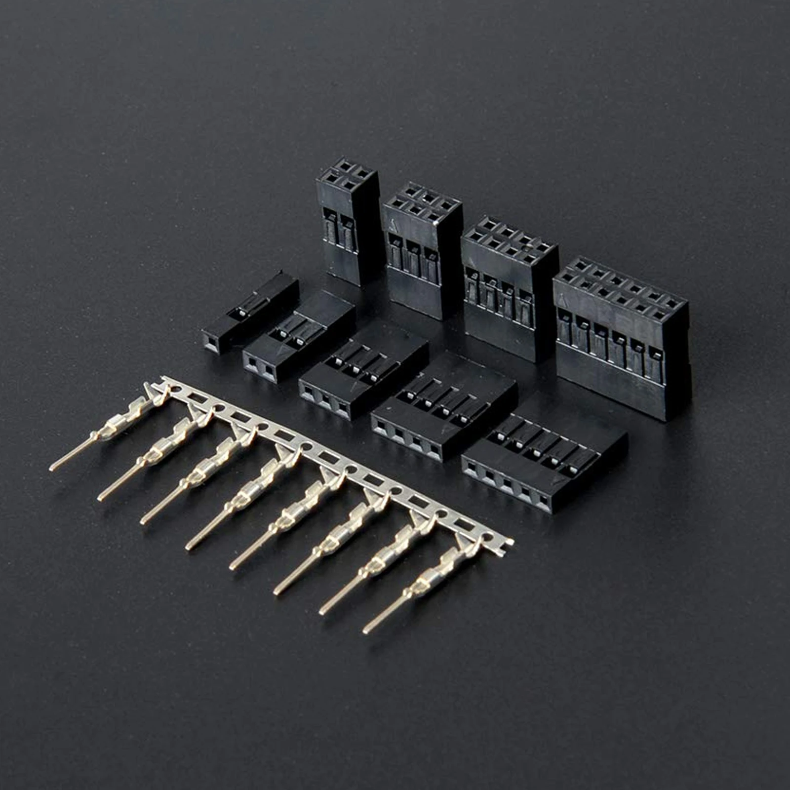 620pcs Jumper Wire Connector Kit 2.54mm Male Female Crimp Pin Terminal Kit 250v 3a 1-12pin Header Housing
