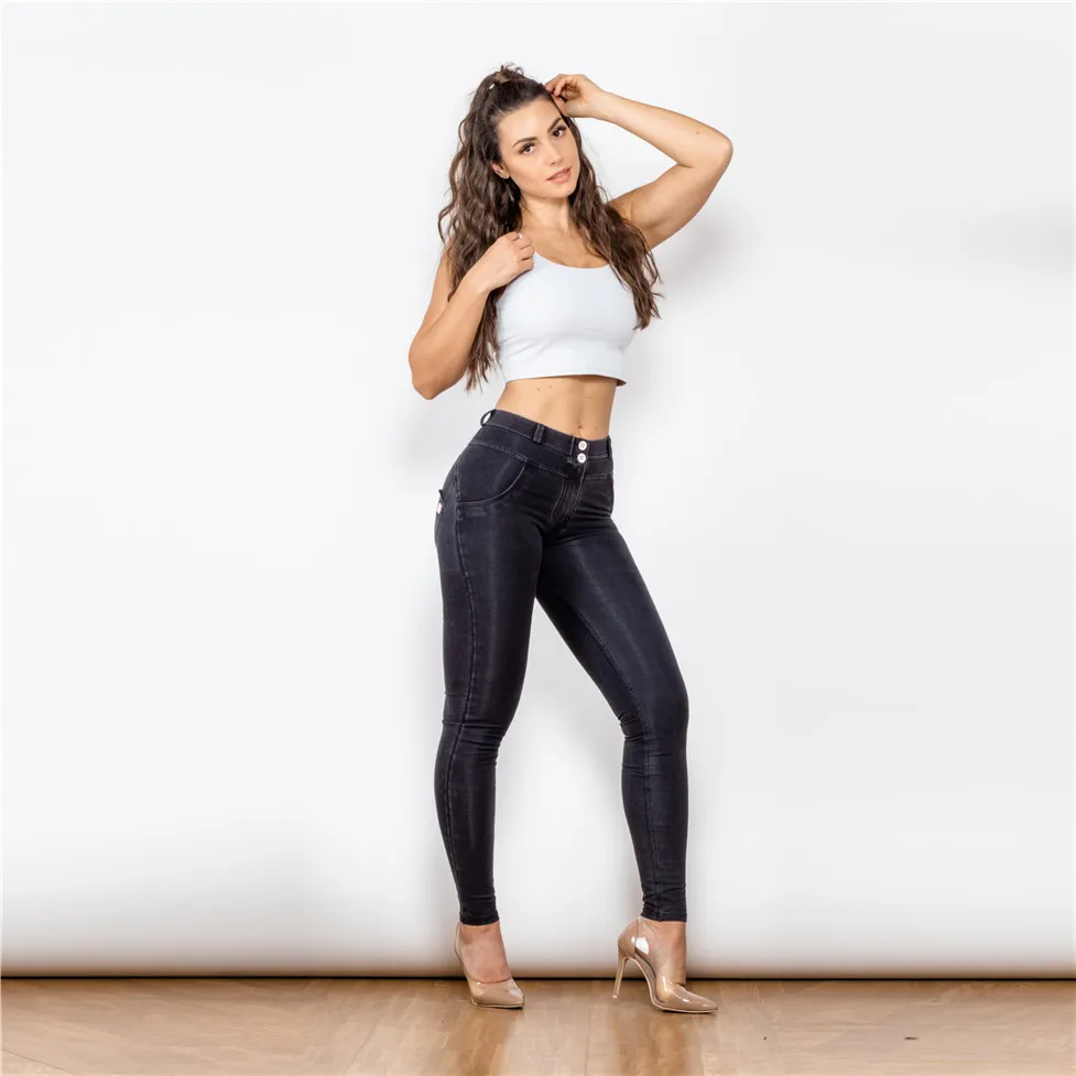 Shascullfites Black Jeans Denim Women 2022 Female Mid Waist Skinny Jeans  Streetwear Super Stretchy 4 Colors - Jeans - AliExpress