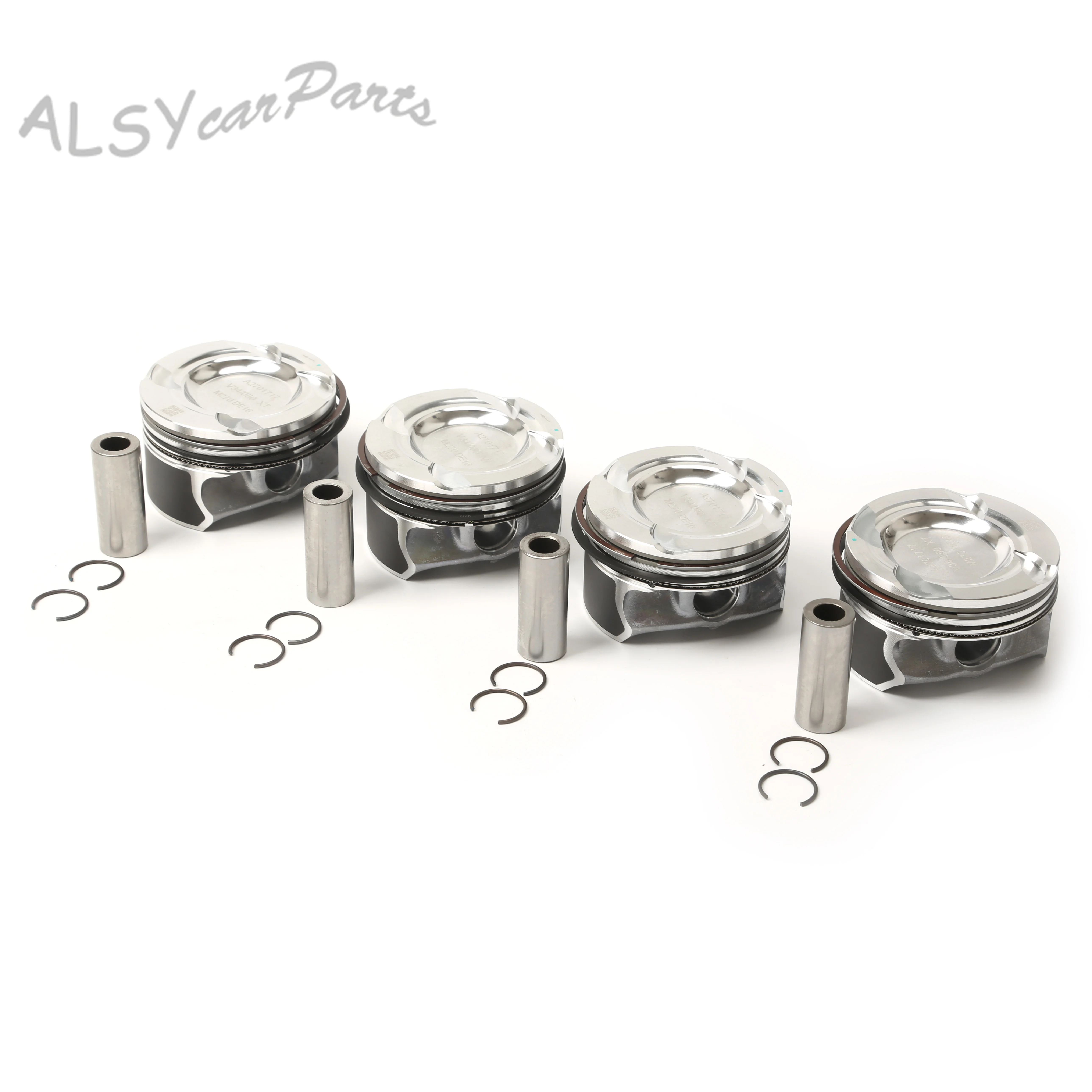 Car Oversized 0.5MM Piston Assembly Set A2700302717 For Mercedes 