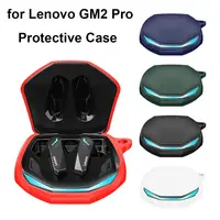 Silicone Carry Bag Earphone Protector with Carabiner Headphone Storage Case For Lenovo GM2 PRO Wireless Headset Cover 4
