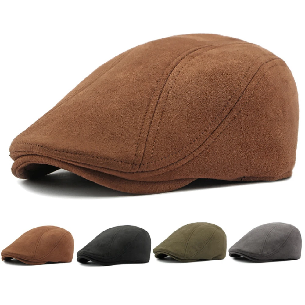 Béret suède chic unisexe