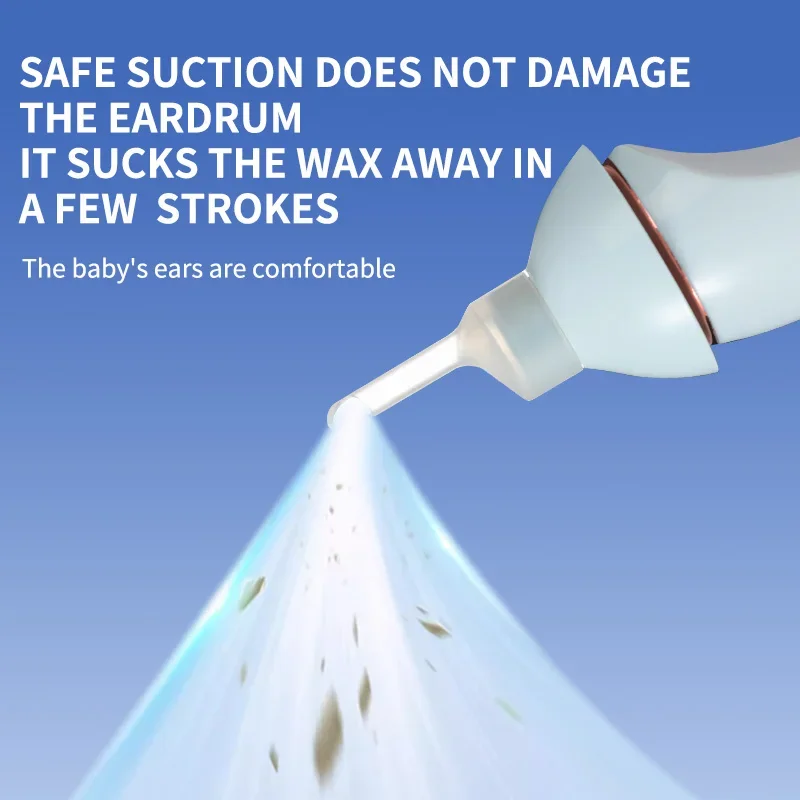 Ear Scoop Vacuum Cleaner Painless Ear Wax Cleaning Device Electric Ear Pick with Lighting Safety Earwax Remover Smart Ear Wax